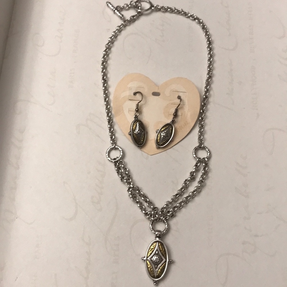 Brighton earring and necklace set